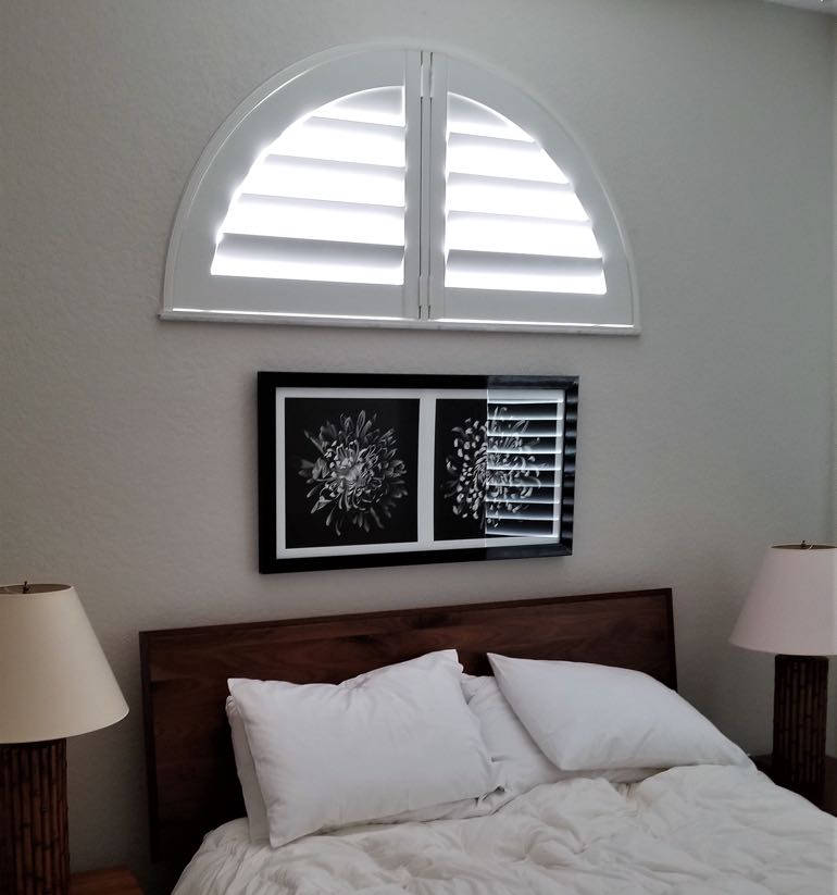 Fort Lauderdale arch small shutters